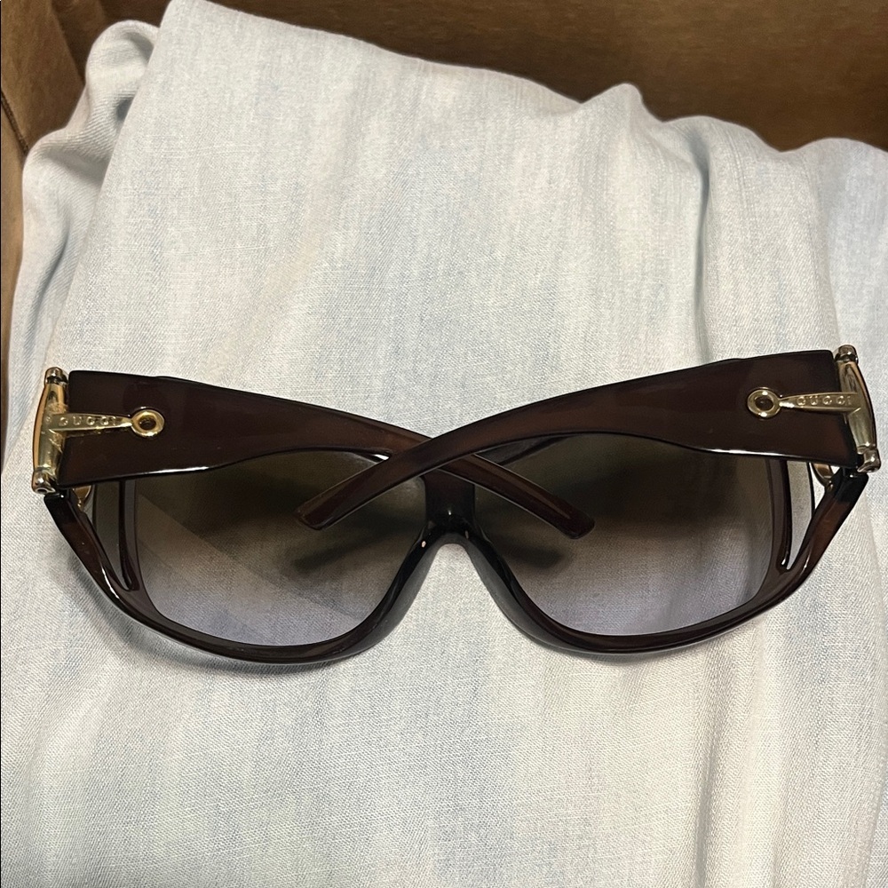Gucci Dark Brown Sunglasses - Picture 3 of 8
